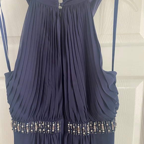 Navy Blue Formal Evening Dress Gown - Picture 13 of 16